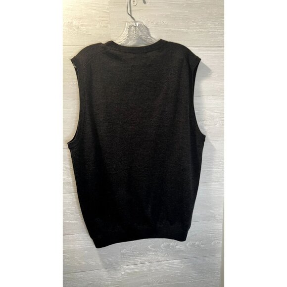 Joseph Abboud Men's‎ Merino Wool V Neck Sweater Vest Classic - Picture 4 of 5